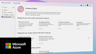 How to build safe and responsible AI applications with Azure AI Conten