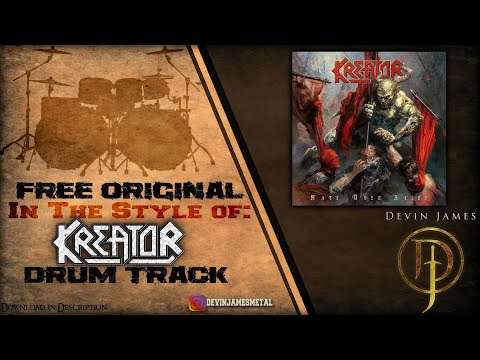🥁 Kreator Style Drum Track - 206 BPM (FREE WAV DOWNLOAD)