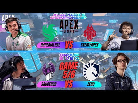 Falcons vs FYR & ROC vs Liquid – Two Massive Fights in One Match 🔥| ALGS Year 5 | Apex Legends