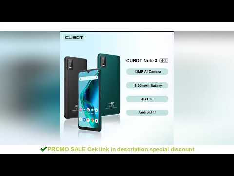 Cubot Note 8, Android Smartphone, 16GB ROM (Support 128GB Extended), Dual SIM 4G Mobile Phones, 13MP
