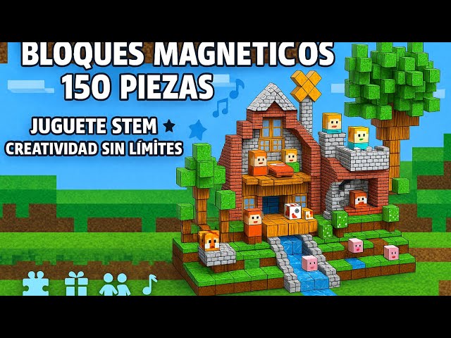 Vídeo relacionado con NAETANY Bloques Magnéticos de Construcción 122 Piezas Magneticas Niños, Bloques Construccion Niños 3D Juego Magnetico Juguetes Niños 3 4 5 6 7 Años