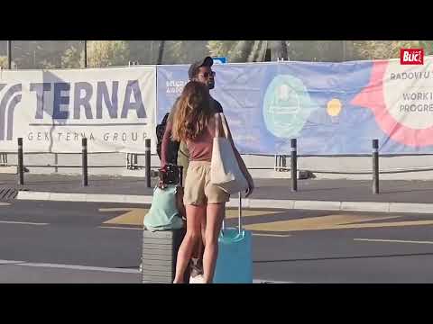 PRVI SNIMAK NINE SENIČAR SA MUŽEM U SRBIJI Glumac oduševio ponašanjem, a ćerkica se vozi na koferu