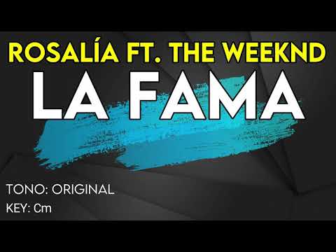 Rosalía ft. The Weeknd - La Fama - Karaoke Instrumental