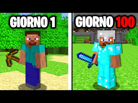 GIOCO 100 GIORNI ALLA PRIMA VERSIONE DI MINECRAFT - ITA