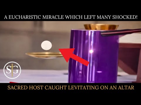 Sacred Host Caught Levitating On An Altar?