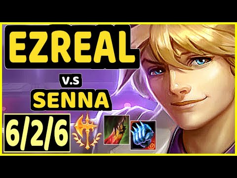 ΚINZU (EZREAL) vs SENNA - 6/2/6 KDA BOTTOM ADC GAMEPLAY - EUW Ranked MASTER