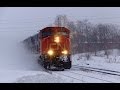 RAILREEL Snow Day Ingersoll Ontario 3 12 2013