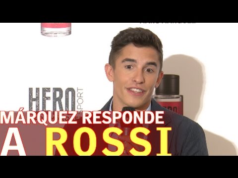 Marc Márquez responde a Valentino Rossi