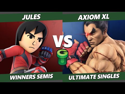 Game Underground Winners Semis - Jules (Mii Brawler) Vs. Axiom XL (Kazuya) SSBU Ultimate Tournament