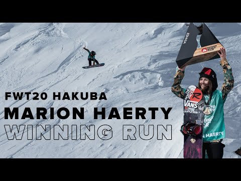 FWT20 Hakuba | Marion Haerty Snowboard Women Winning Run