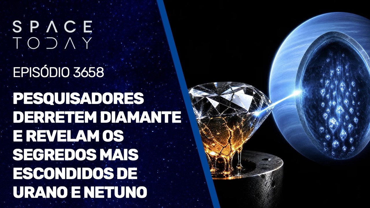 PESQUISADORES DERRETEM DIAMANTE E REVELAM OS SEGREDOS MAIS ESCONDIDOS DE URANO E NETUNO!!!