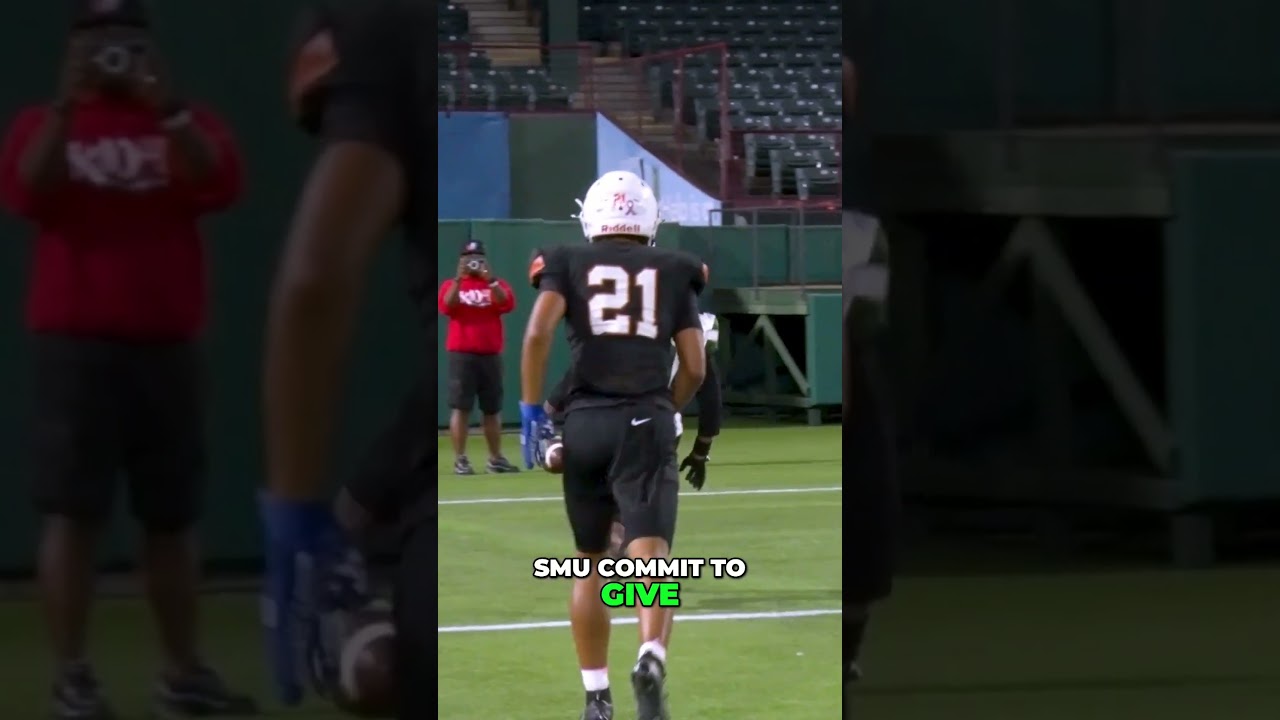 Berkner WR Ty Crethers did an excellent job locating the ball on this TD pass from DaQuwan Dunn