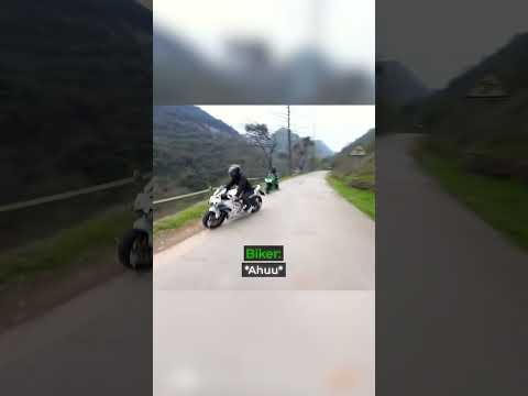 Why Is This Biker Sobbing! 😭  #shorts