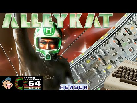 ALLEYKAT – Commodore 64 (1986) | Futuristic Racer-Shooter Hybrid by Hewson