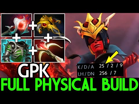 GPK [Queen of Pain] Insane Right Click Mid Full Physical Build Dota 2