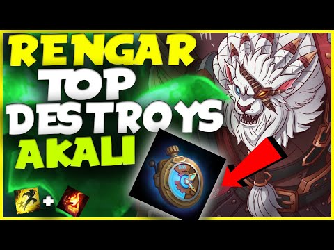 DEKAR | Stopwatch Rengar Top Makes Insane Plays | VS Akali