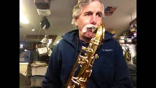 Video thumbnail for Yamaha   YTS-275 tenor sax #32338 demo by Steve Gray