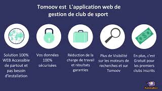 Tomoov l'application gratuite de gestion de club de sport