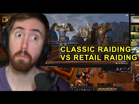 ASMONGOLD REACTS TO RAIDING IN CLASSIC VS RAIDING IN RETAIL by PlatinumWoW