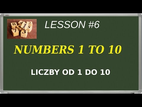NAUKA ANGIELSKIEGO | LICZBY OD 1 DO 10