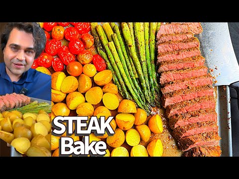 Steak Sheet Pan Dinner - Bake Sheet Steak and Veggies