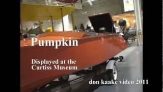 preview picture of video 'Pumpkin Early Outboard  Johnson, Matched Hull to Engine'