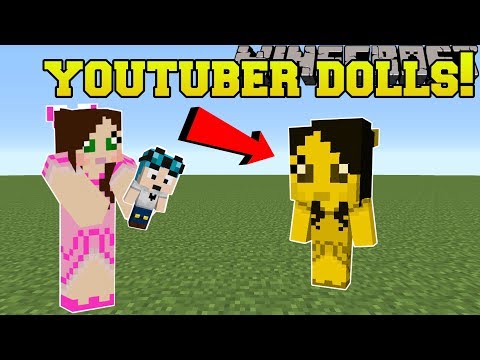 PopularMMOs - Minecraft: YOUTUBER DOLLS!!! (DANTDM, POPULARMMOS, STAMPYLONGHEAD, & MORE!!!) Mod Showcase