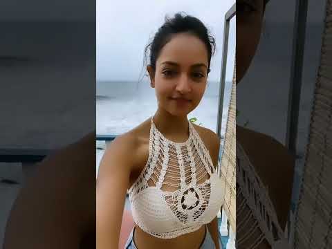 Shanvi Sri Latest Enjoying Her Vacation near Beach Latest Video