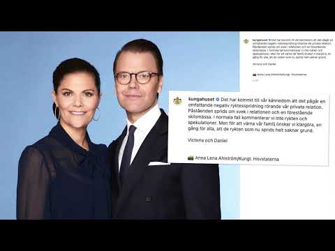 Kungahuset kommenterar skilsmässoryktet: "Önskar att klargöra"