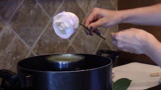 Fresh flowers dipped in wax for Preservation | Preserving Flowers | Preserving Roses
