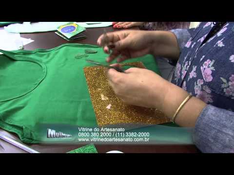 Mulher.com 11/03/2014 Valéria Soares - Camiseta customizada Parte 2/2