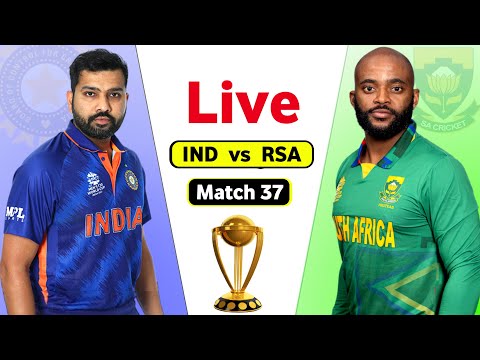 India Vs South Africa Live World Cup - Match 37 | IND vs SA Live Score