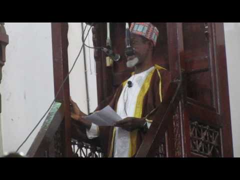 Elhadj Abdoulaye Bah, 2ème imam de la grande mosquée Fayçal : sermon du vendredi