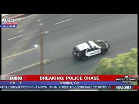 WATCH: WILD Police Chase In California (FNN)