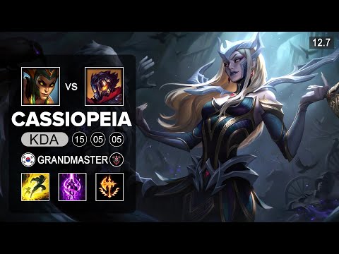 Cassiopeia vs Viktor Top - KR Grandmaster - Patch 12.7 Season 12