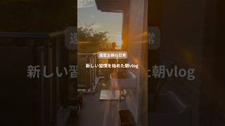 還暦主婦の日常　新しい習慣を始めた朝vlog