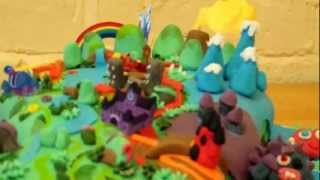 preview picture of video 'Moshi Monsters Monstro City Map Cake'