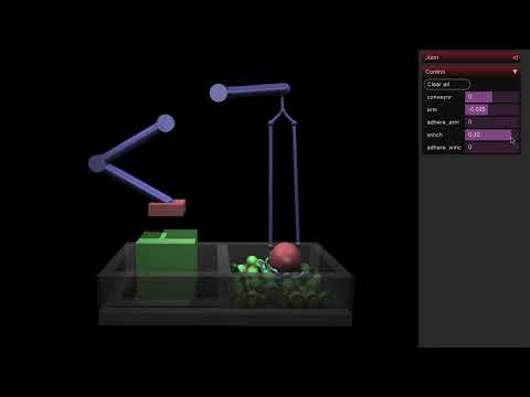 Active adhesion example model