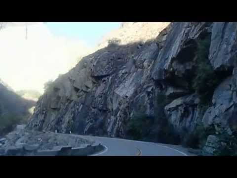 Driving in Kings Canyon Scenic Byway