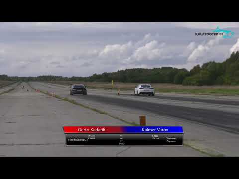 Gerto Kadarik - Ford Mustang GT vs Kalmer Varov - Chevrolet Camaro. Dragrace@EDRAfinals2019