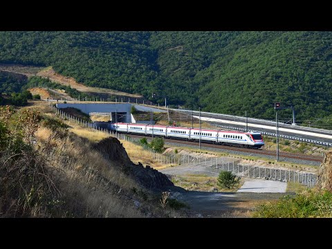 HT ETR 470 Rear Cab Ride - Larissa to Inoi (277 km) in Central Greece - [399]