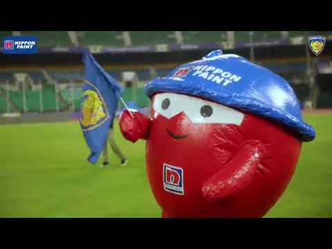 Blobby at the Stadium