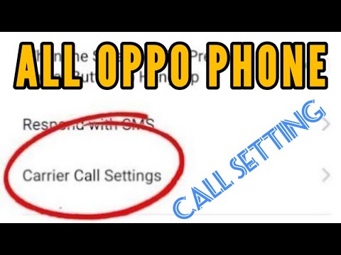 OPPO Call Setting || OPPO Reno Z, R15 Pro, RX17 Neo, RX17 Pro, R15x, R17 Neo, R17 Pro, R17, R15