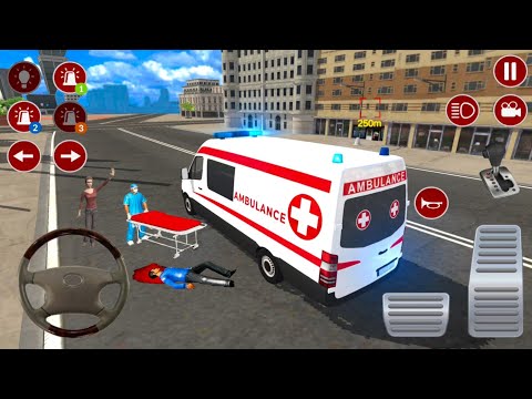 American Emergency Ambulance Simulator 2021 - Rescue Van Driving - Android Gameplay