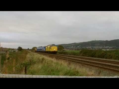Prestatyn 12.10.2013 - Network Rail Class 37 97 on Railhead Treatment Train