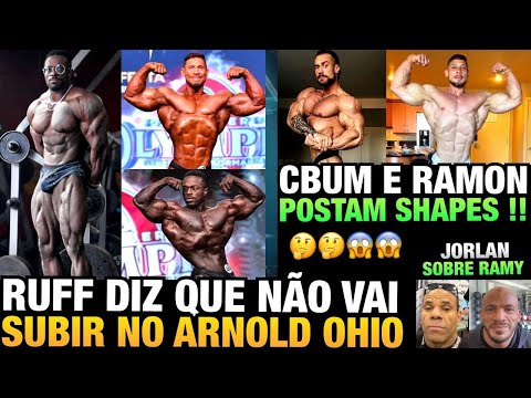 RUFF DESISTIU DE ENFRENTAR RAMON NO ARNOLD OHIO 2023 + CBUM, JORLAN E BIG RAMY