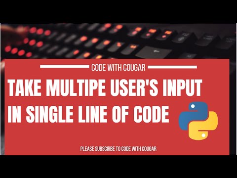 Multiple Input In A Single Line In Python Shorts Coding Program