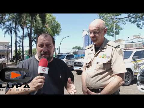 Abertura da Operação Papai Noel 2025 em Santa Rosa com entrega de viaturas semiblindadas.