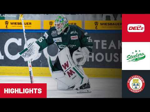 DEL2: Bietigheim Steelers vs EV Landshut | Highlights