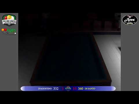 28 MAGGIO 2022 - DI SANTO VS D'AGOSTINO   - LIVE DAL PALABILIARDO RHO